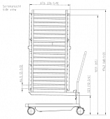 Рама с направляющими 20-2/1, 20 уровней, HeavyDuty MarineLine RATIONAL 60.22.447 в компании ШефСтор